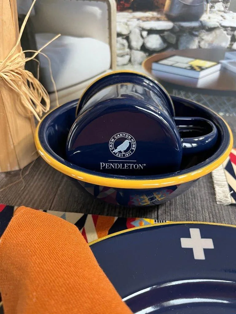 Navy Cross Enamelware Pendleton Dinnerware
