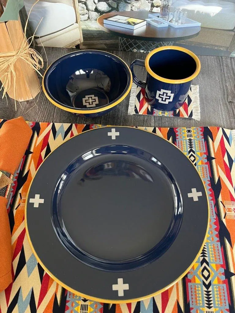 Navy Cross Enamelware Pendleton Dinnerware