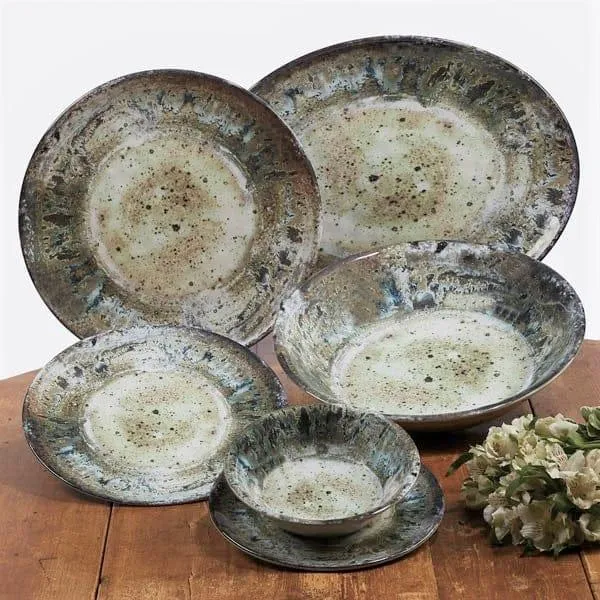 Neutral Stone Heavy Weight Melamine Dishes