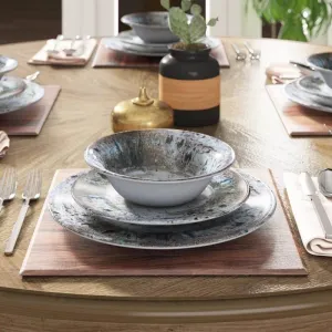Neutral Stone Heavy Weight Melamine Dishes toilet seat cover, slow close seat