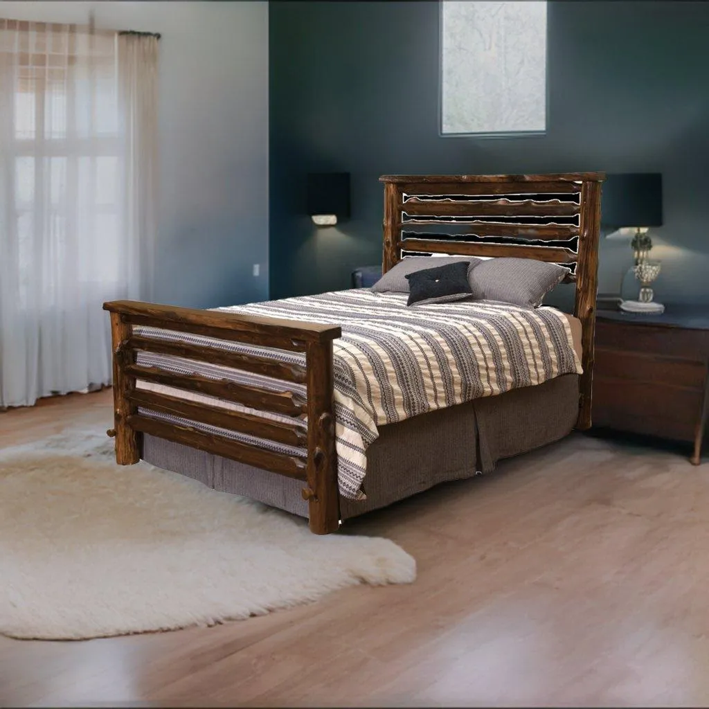 North Woods Cedar Log Bed