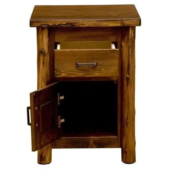 North Woods Rustic Nightstand