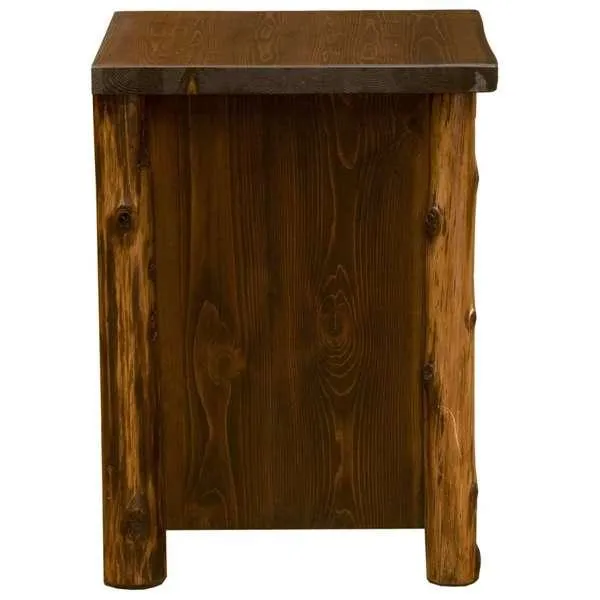 North Woods Rustic Nightstand