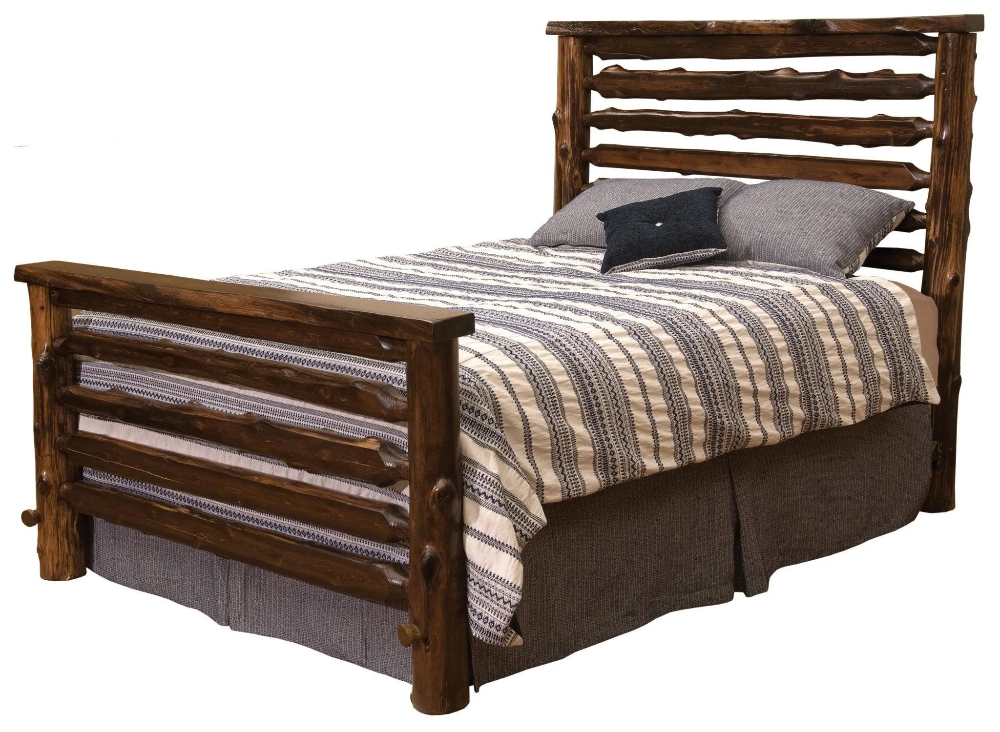 North Woods Rustic One Drawer Nightstand