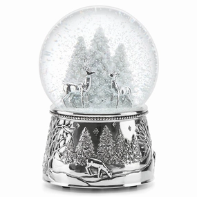 North Pole Bound Reindeer Snow Globe