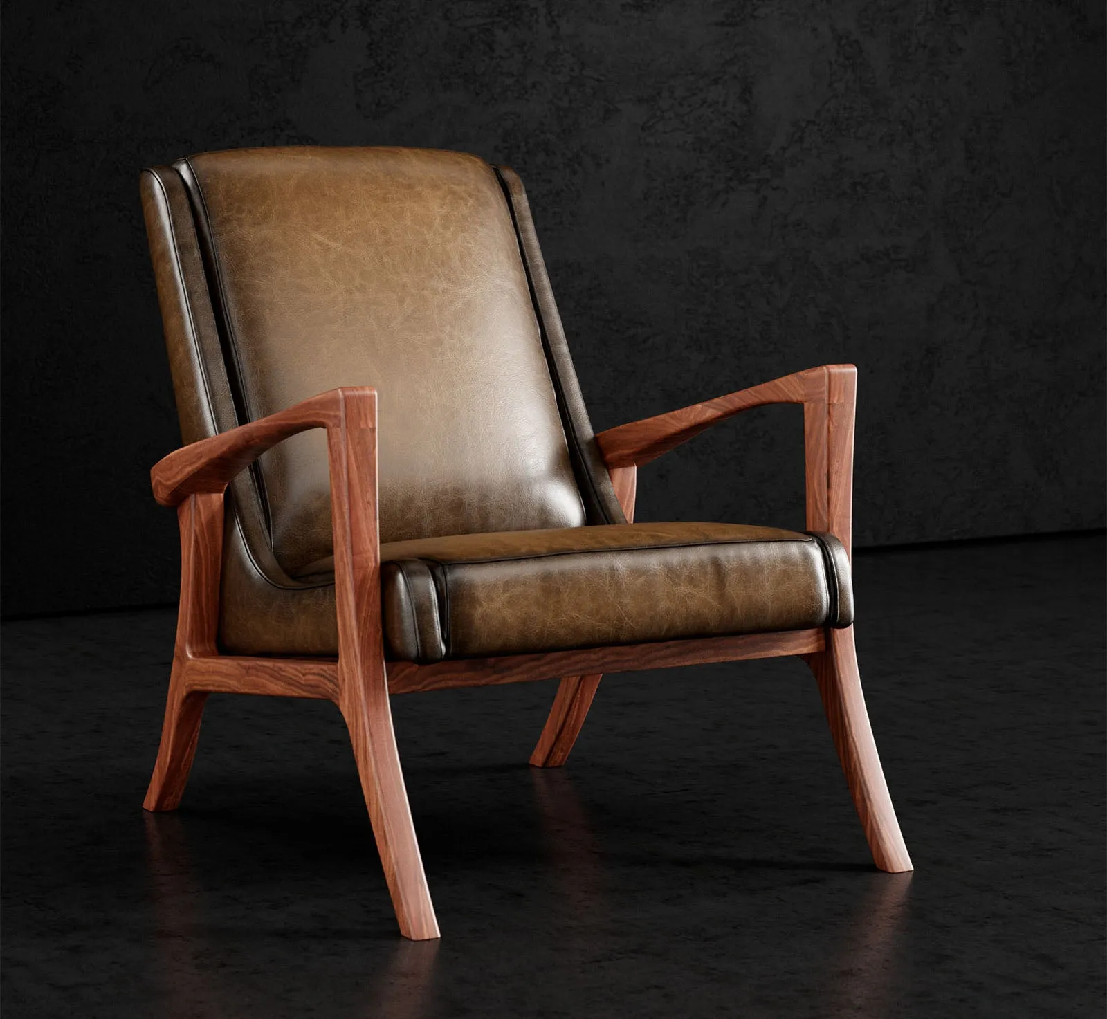 Nubia Leather Accent Chair