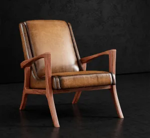 Nubia Leather Accent Chair gaming chair, computer chair