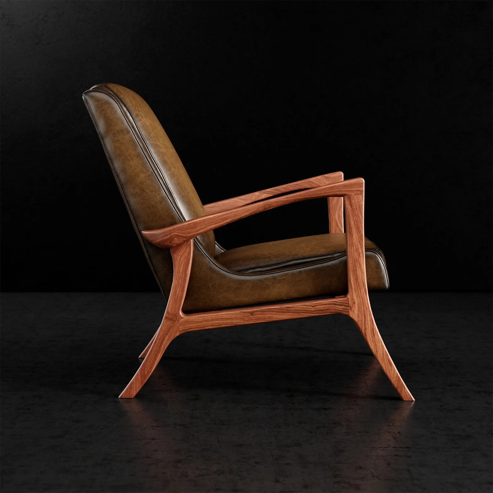 Nubia Leather Accent Chair