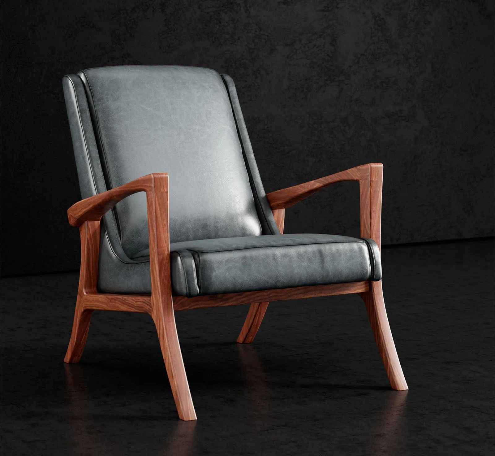 Nubia Leather Accent Chair