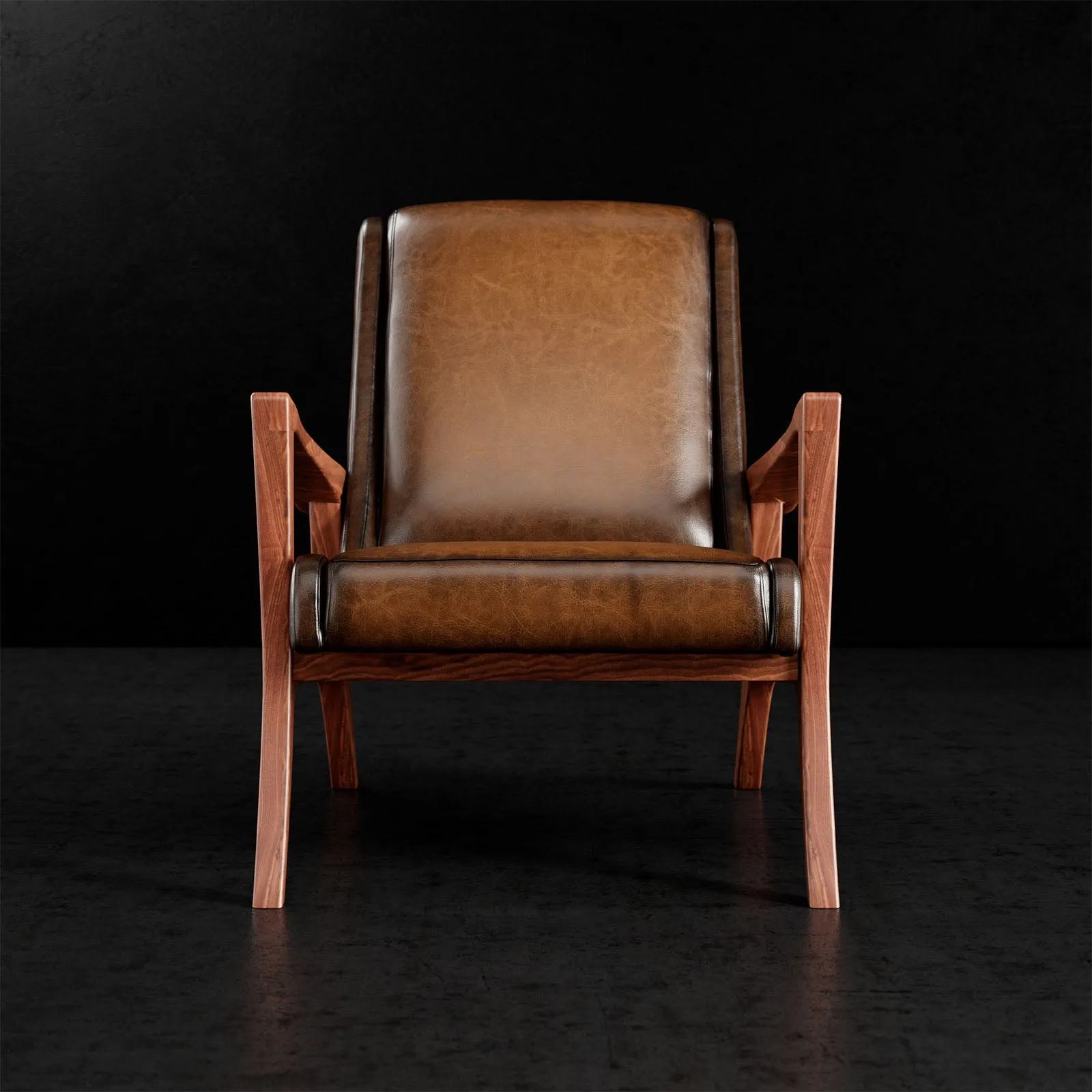 Nubia Leather Accent Chair