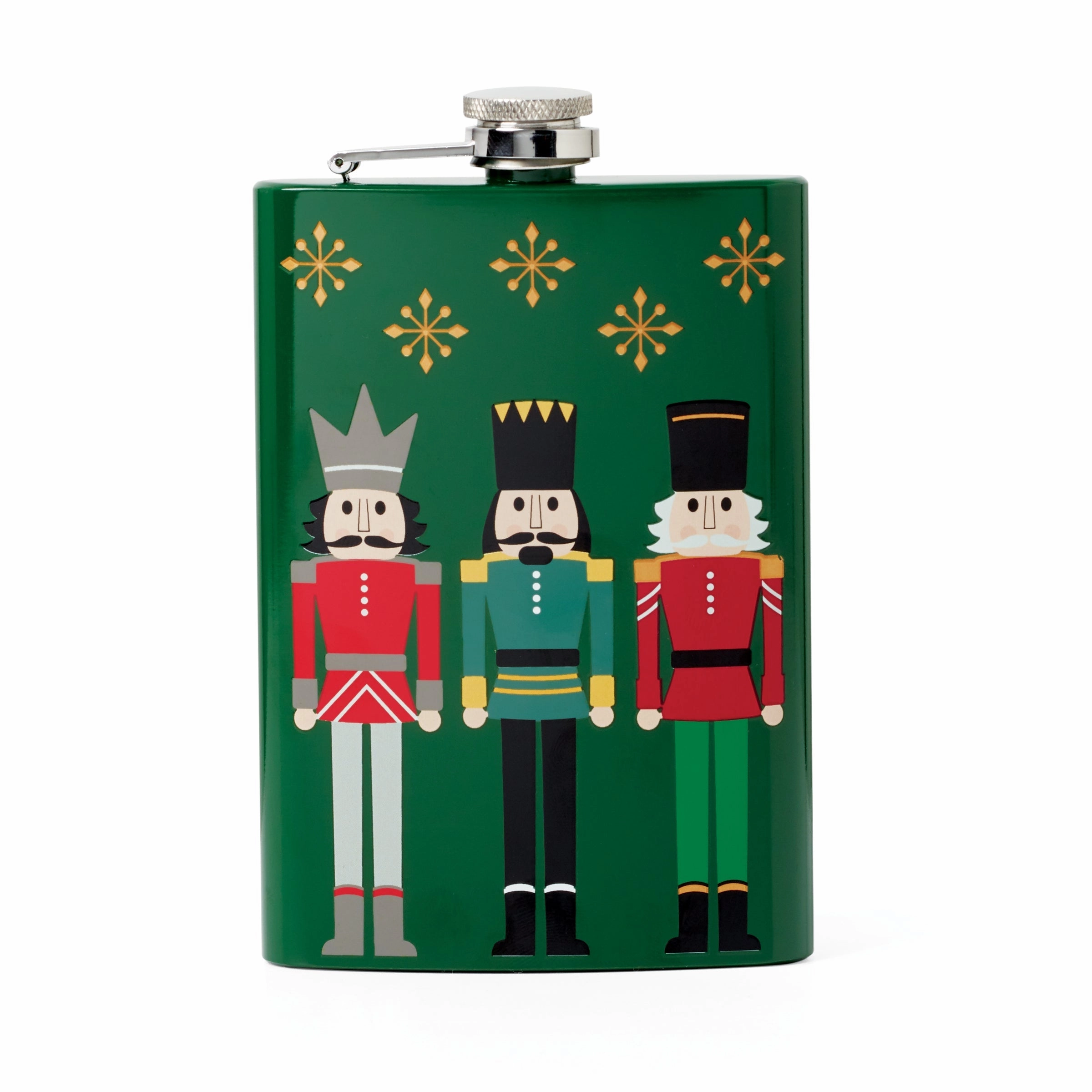 Nutcracker 4 pc Flask Set