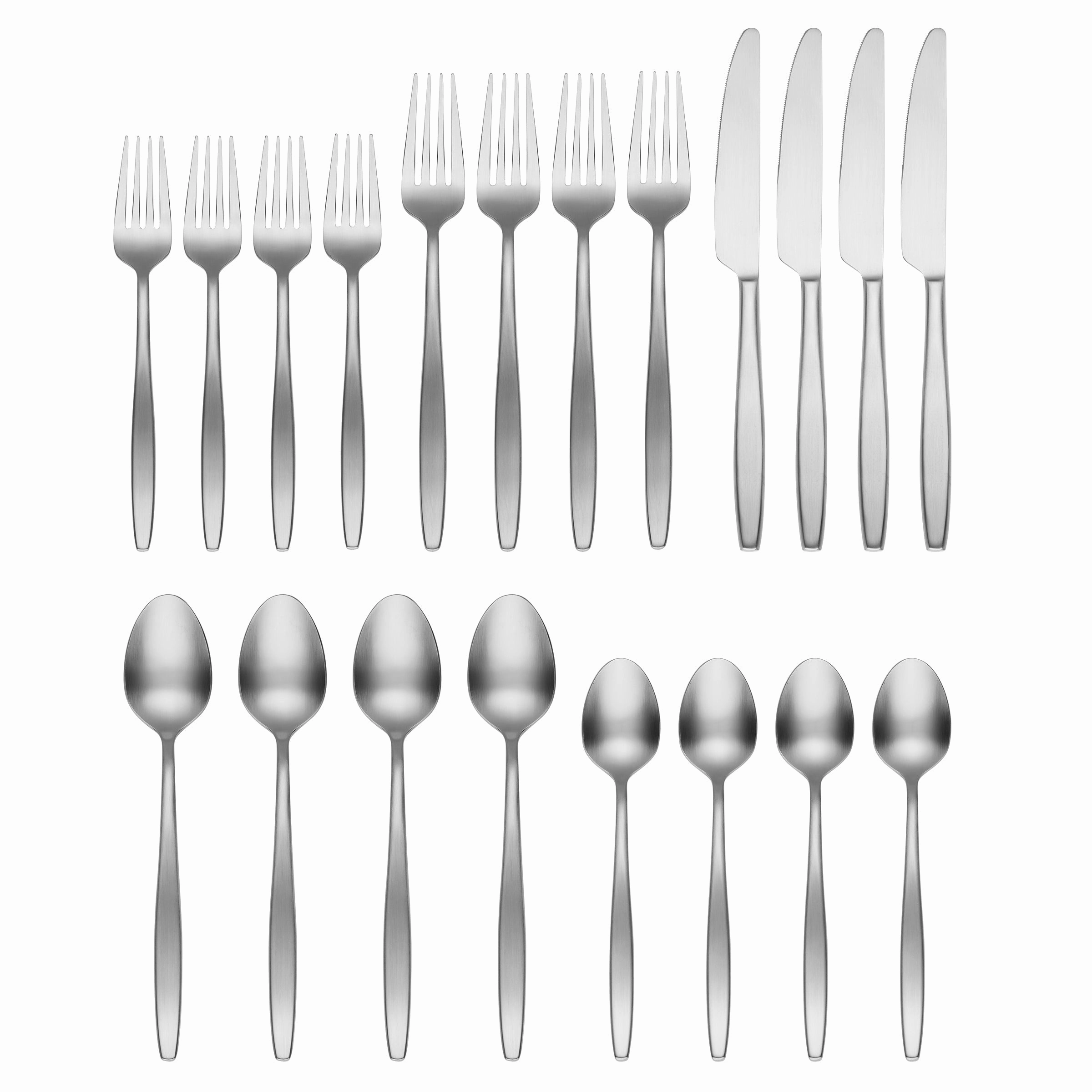 Nylah Satin 20 Piece Flatware Set