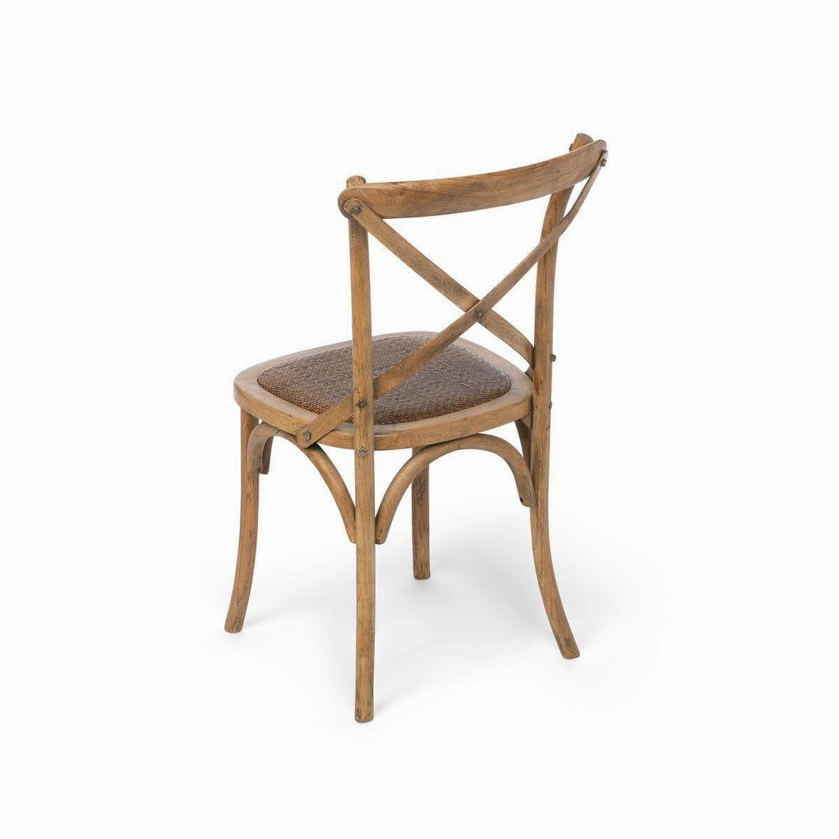 Oak Cross Back Dining Chairs
