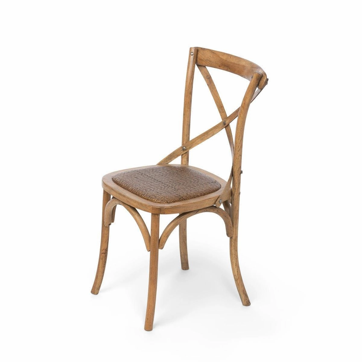 Oak Cross Back Dining Chairs