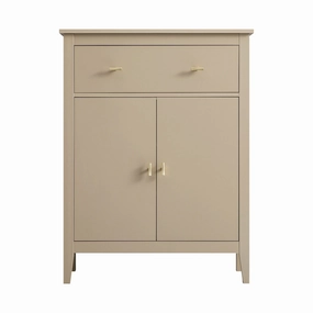 Oakham Small Sideboard with Drawer, Deep Greige