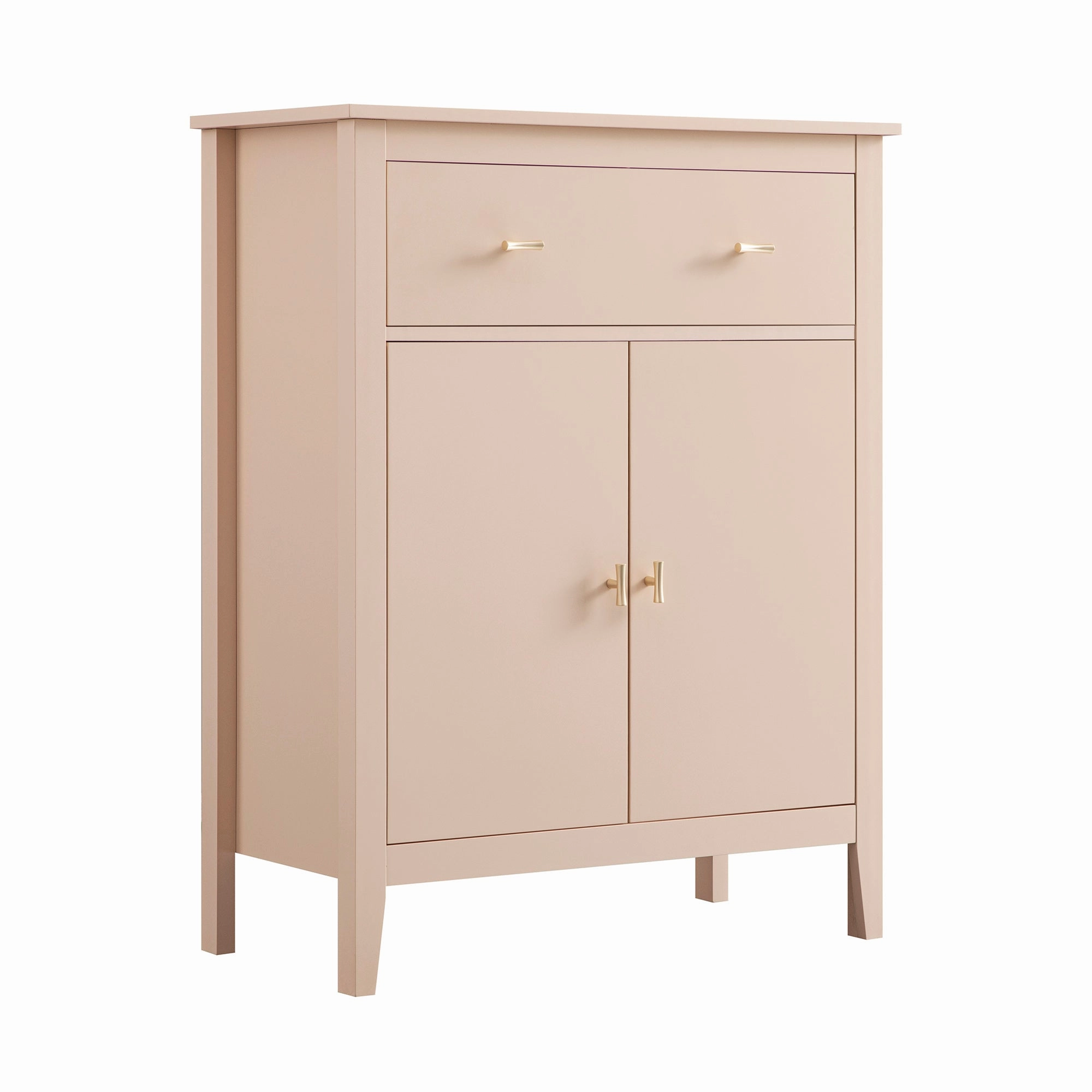 Oakham Small Sideboard with Drawer, Nude Pink