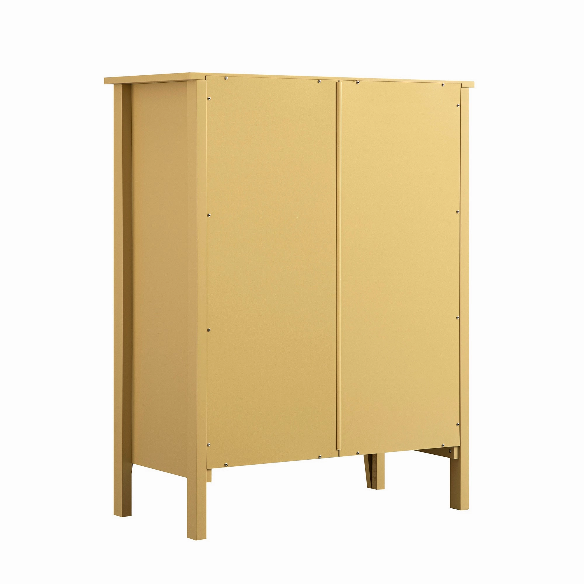 Oakham Small Sideboard with Drawer, Rattan Yellow