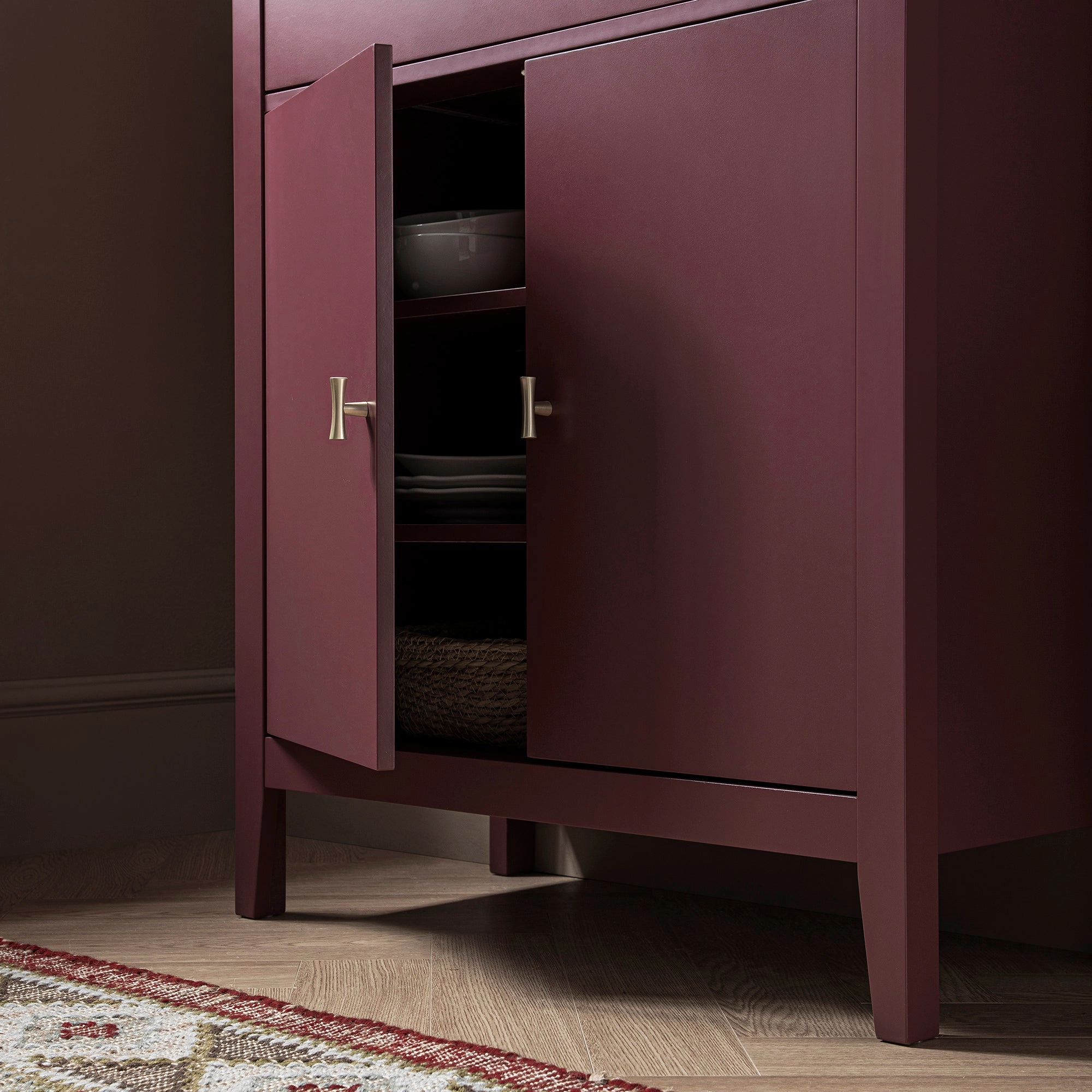 Oakham Small Sideboard with Drawer, Wild Cherry