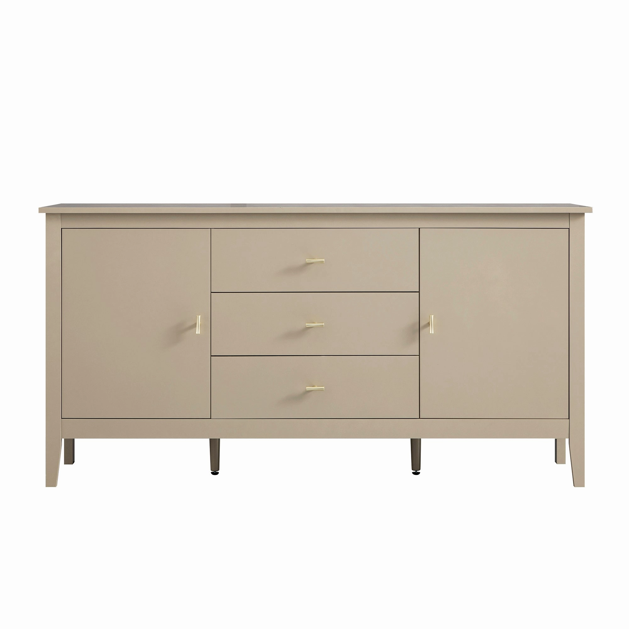 Oakham Wide Sideboard with Drawers, Deep Greige