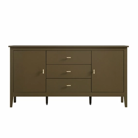 Oakham Wide Sideboard with Drawers, Olive Grove