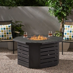 Octagonal Iron Fire Pit - NH218013 floor chair, tatami chair