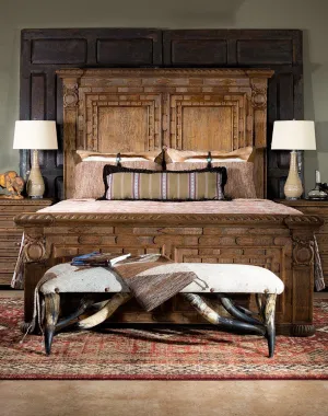 Old World Vaquero King Bed bedroom furniture, nightstand