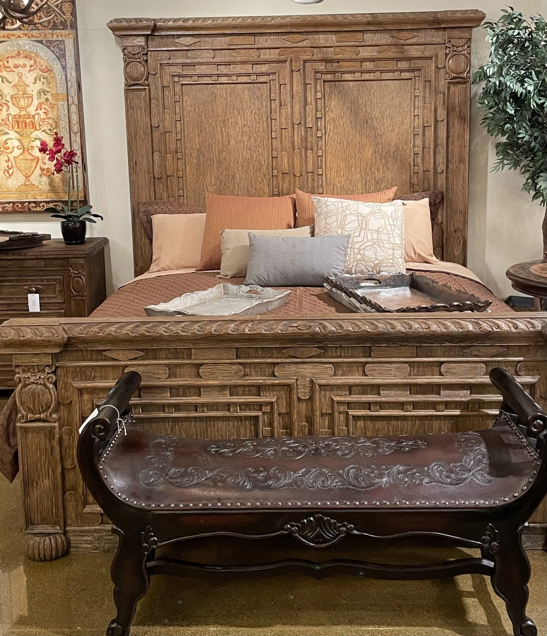 Old World Vaquero King Bed