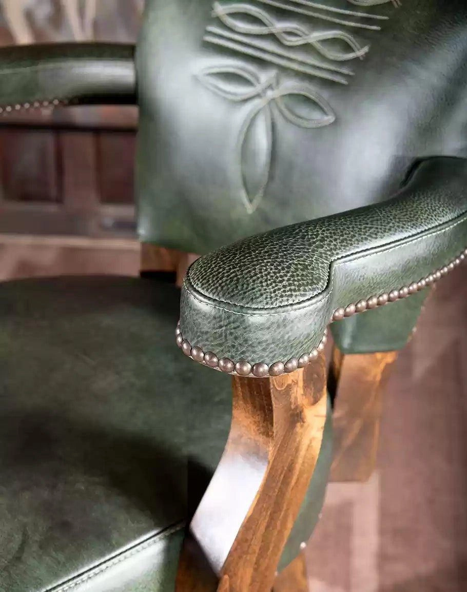Olive & Axis Boot Stitch Swivel Stool