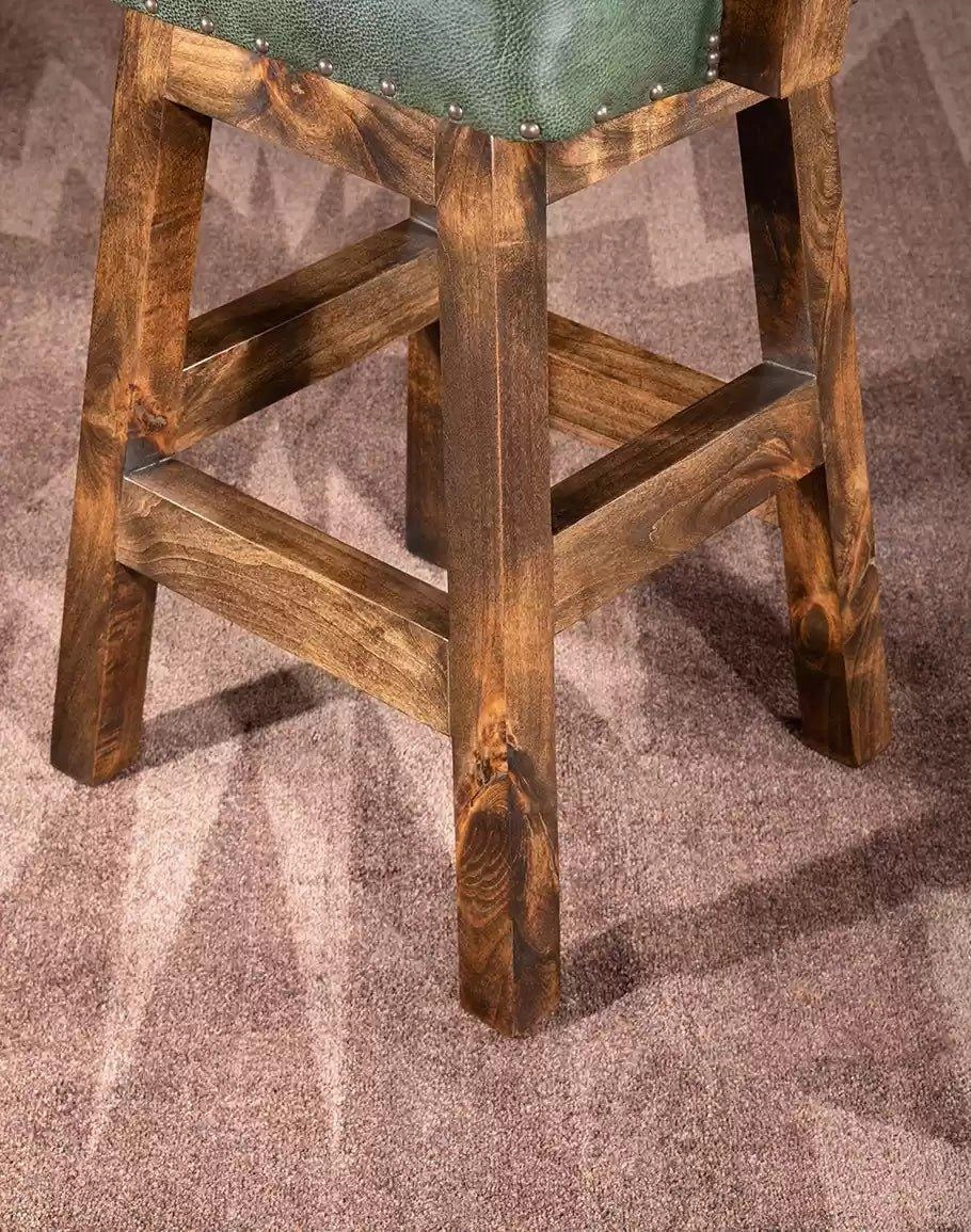 Olive & Axis Boot Stitch Swivel Stool