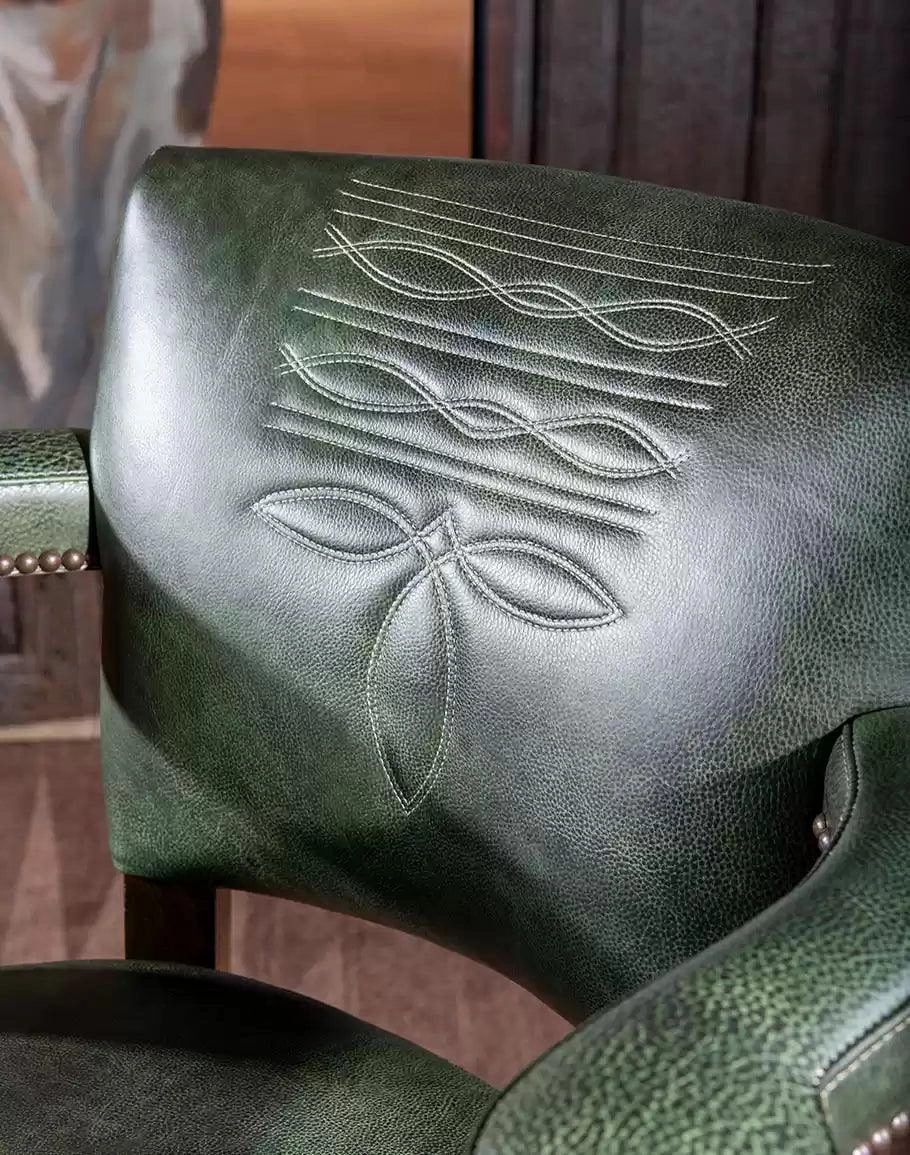Olive & Axis Boot Stitch Swivel Stool