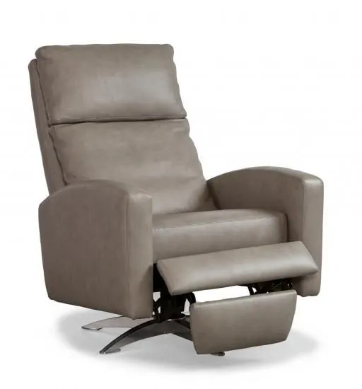 Olivia Leather Swivel Chair w/ Recline