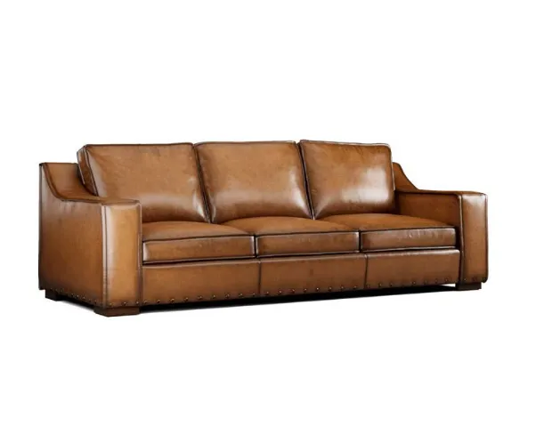Olivia Pine Leather Swivel Recliner