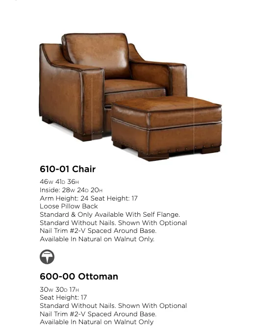 Olivia Pine Leather Swivel Recliner