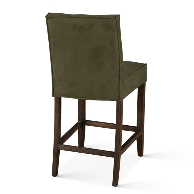 Olivia Suede Counter Chair