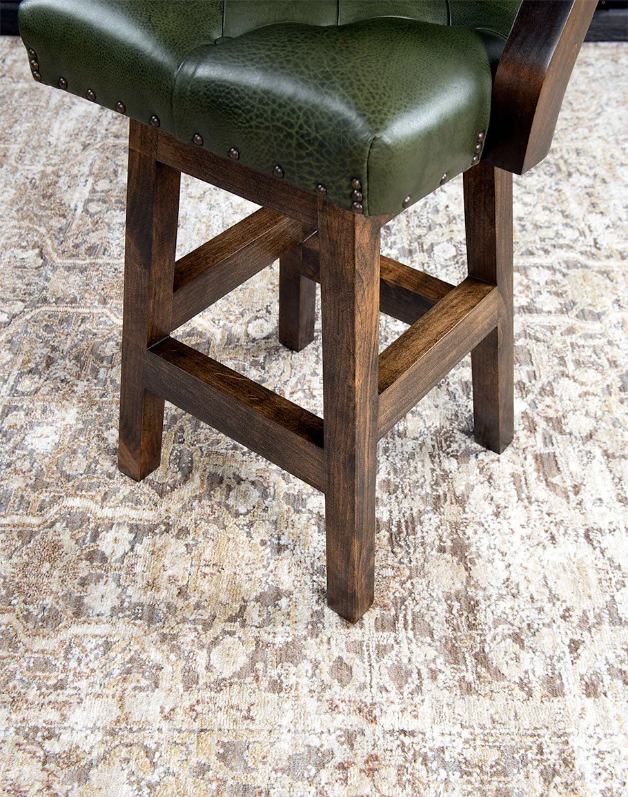 Olivia West Leather Bar and Counter Chairs