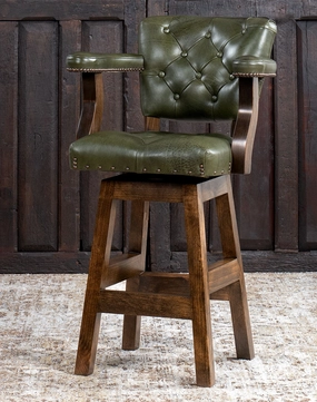 Olivia West Leather Bar and Counter Chairs glassware set, wine glass