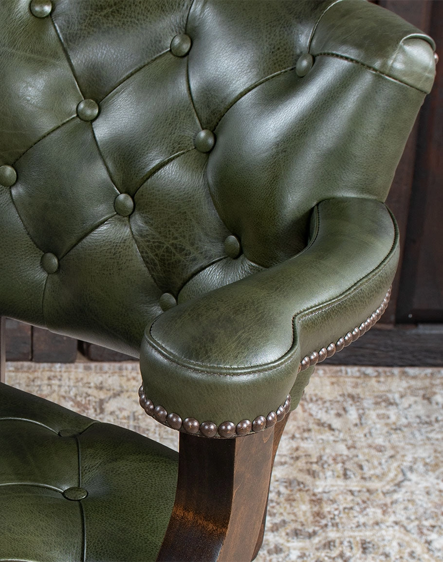 Olivia West Leather Bar and Counter Chairs