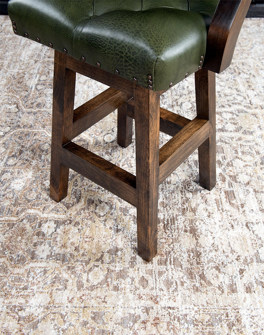 Olivia West Leather Bar and Counter Chairs