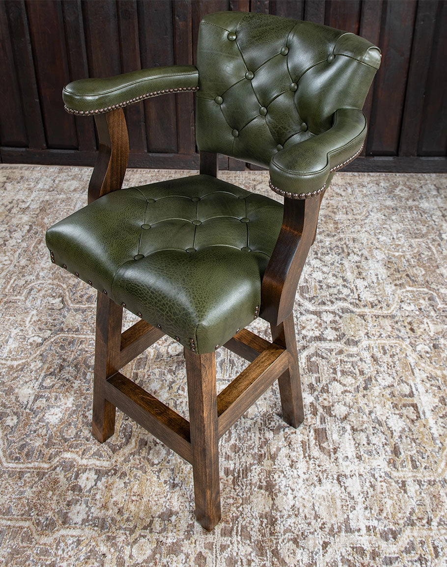 Olivia West Leather Bar and Counter Chairs