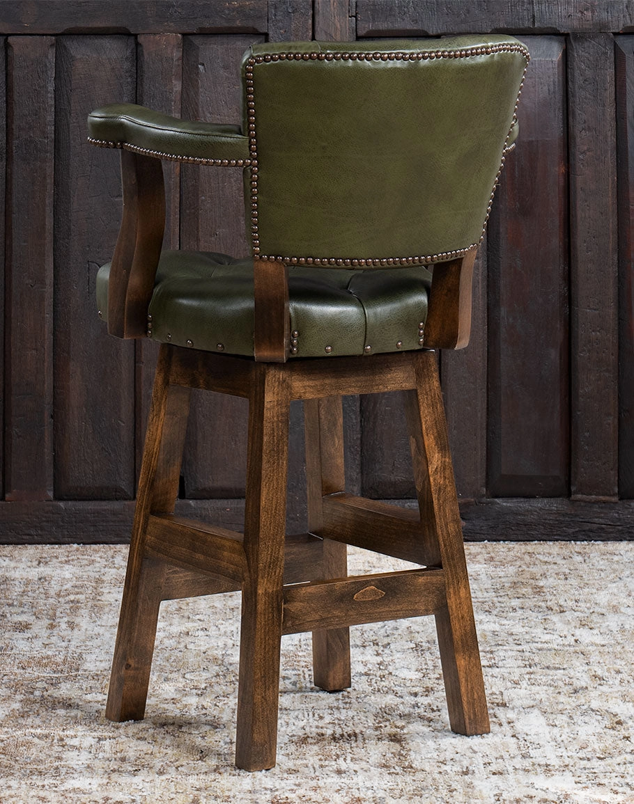 Olivia West Leather Bar and Counter Chairs