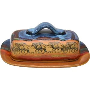 Open Range Horses Butter Dish kitchen utensils, spatula set