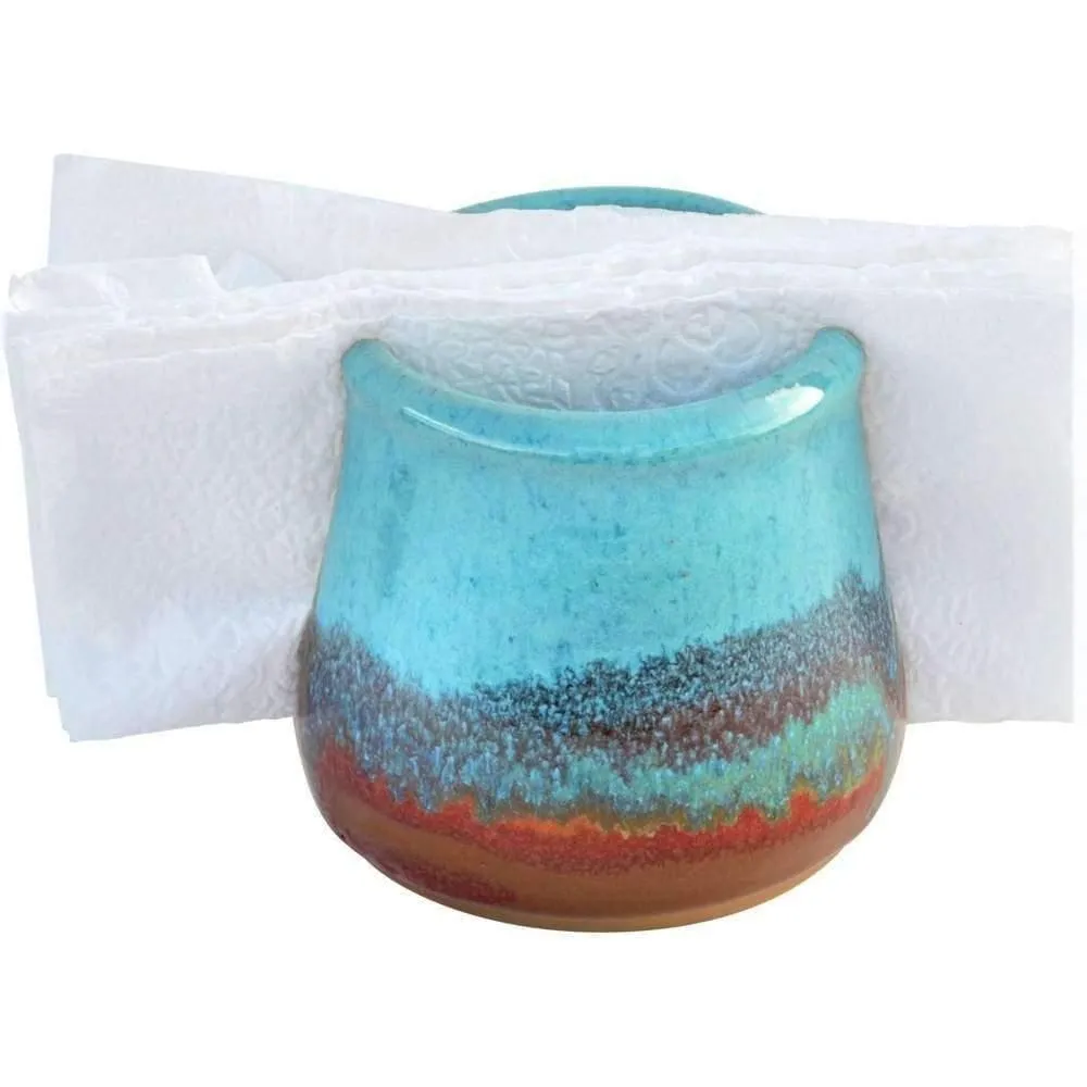 Open Range Horses Ceramic Napkin Holder
