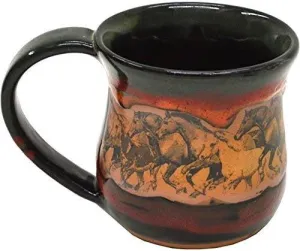 Open Range Horses Coffee Mug toilet seat cover, slow close seat