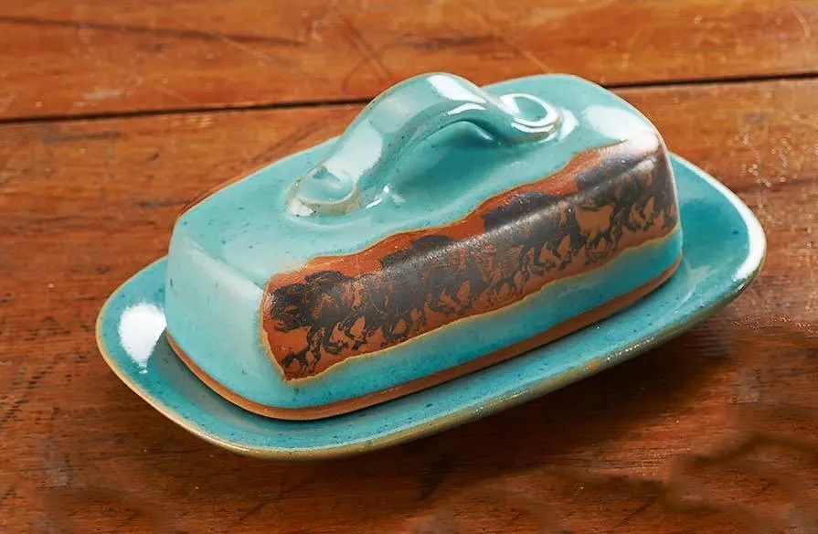 Open Range Horses Kitchen Essentials - Turquoise