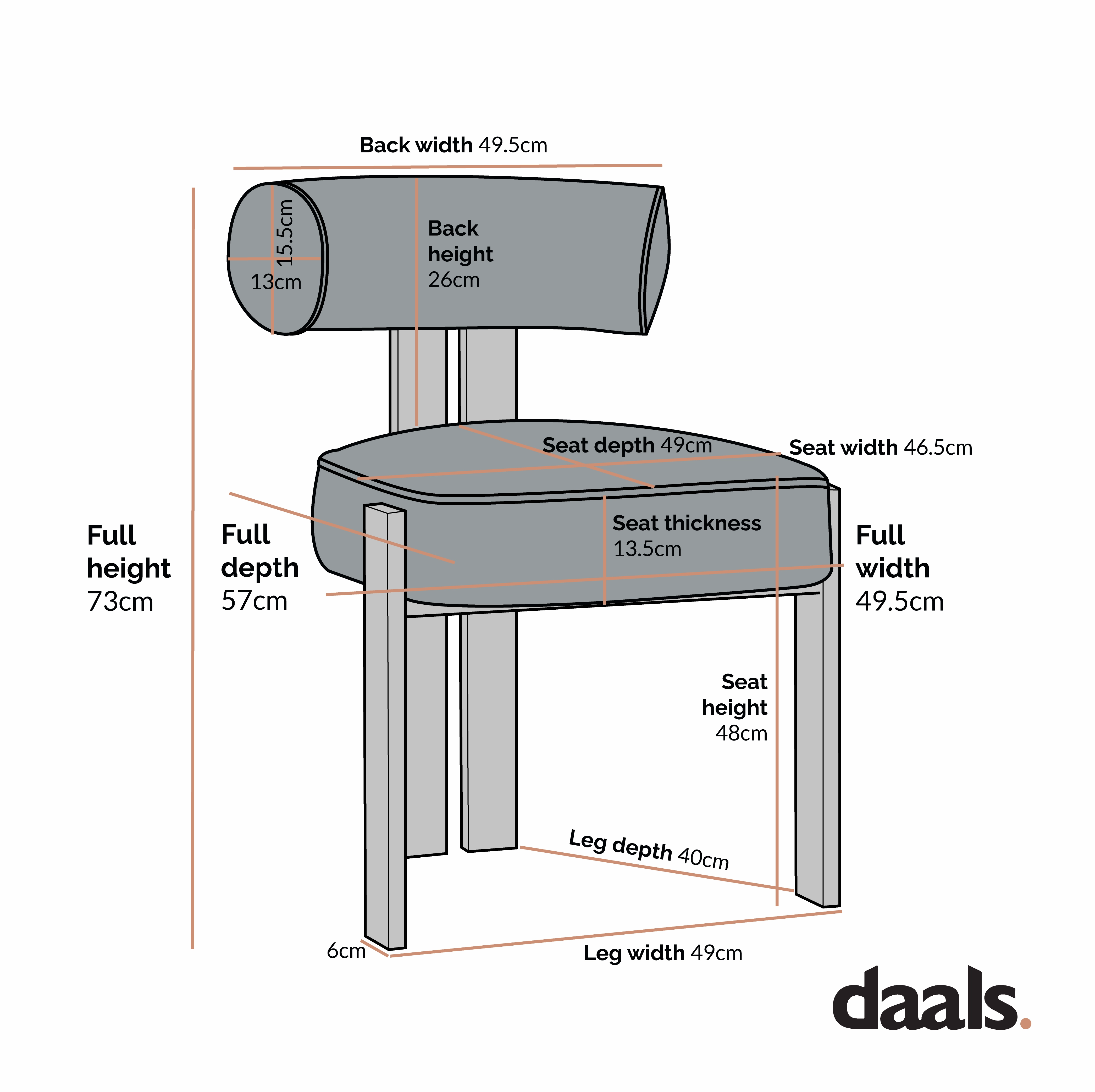 Ophelia Taupe Boucle Dining Chair