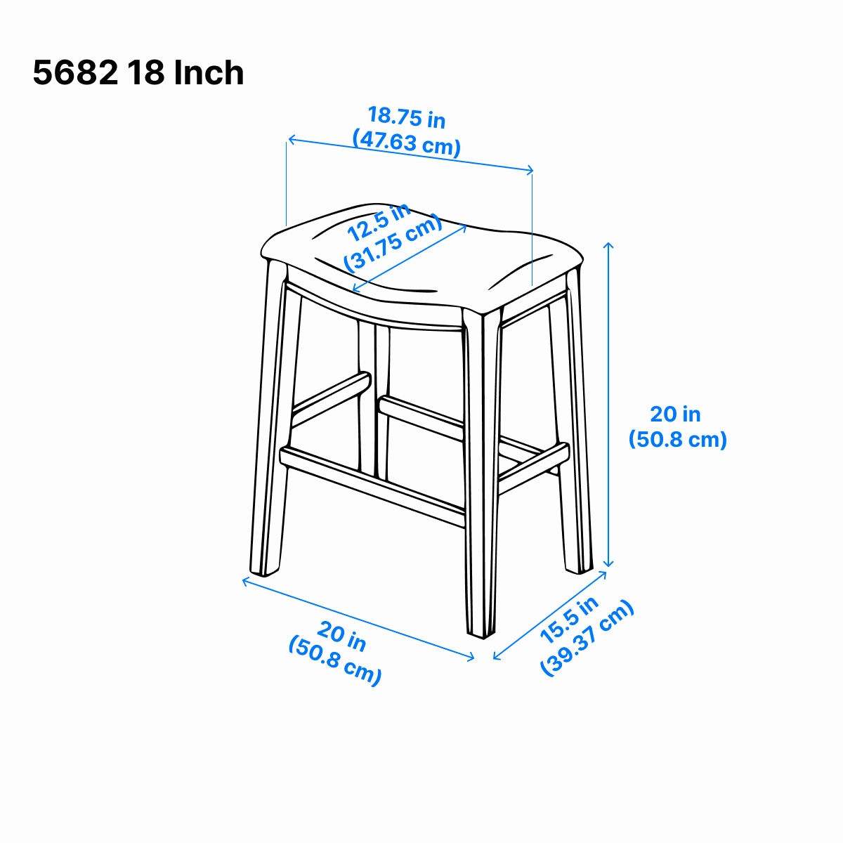 Ordway Dining Stool - Red