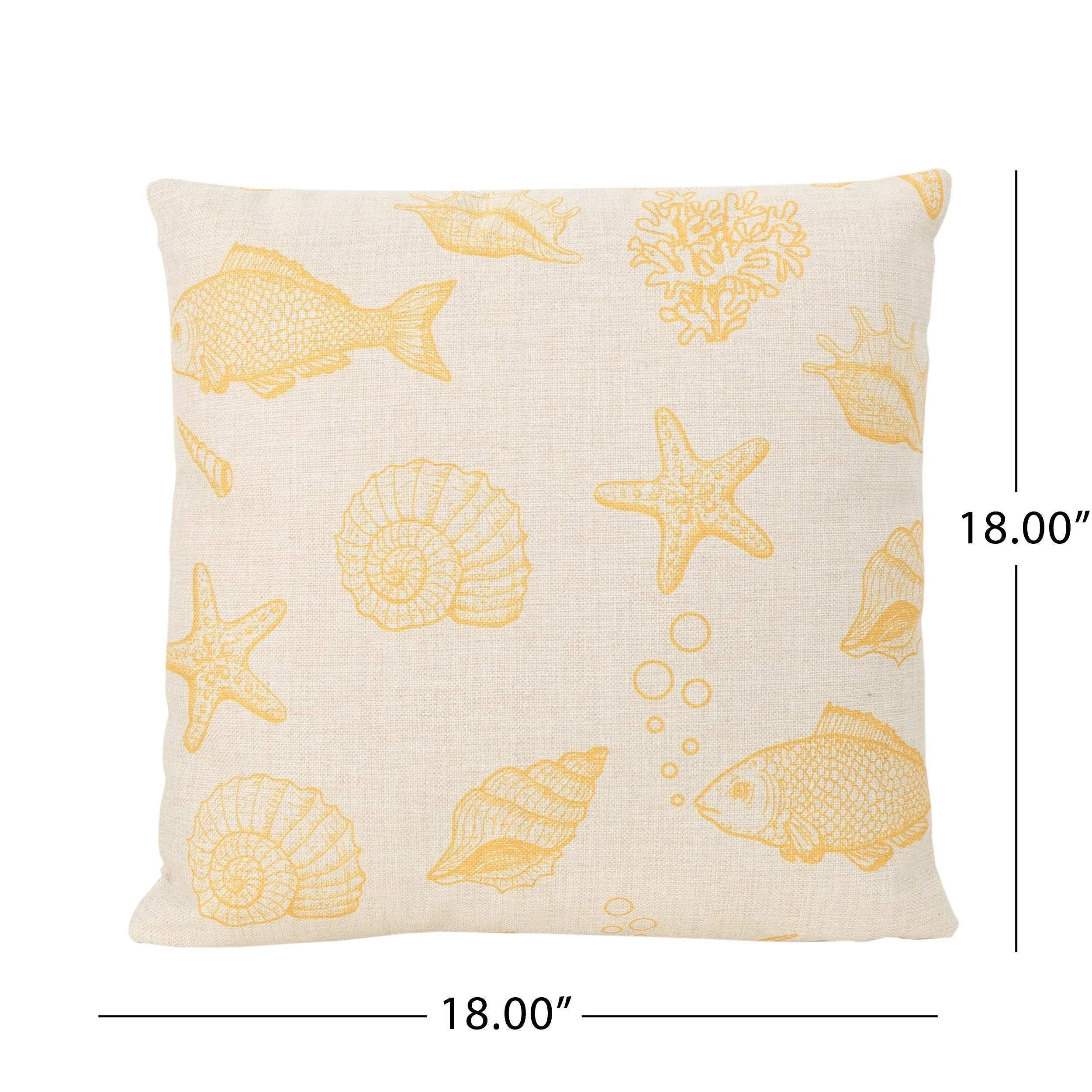Outdoor 18" Water Resistant Square Pillows - NH805503