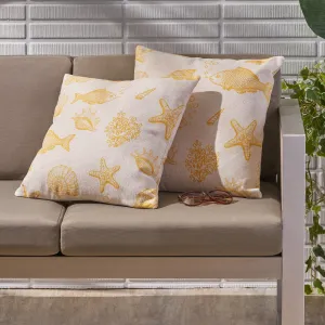 Outdoor 18" Water Resistant Square Pillows - NH805503 patio chairs, outdoor seating
