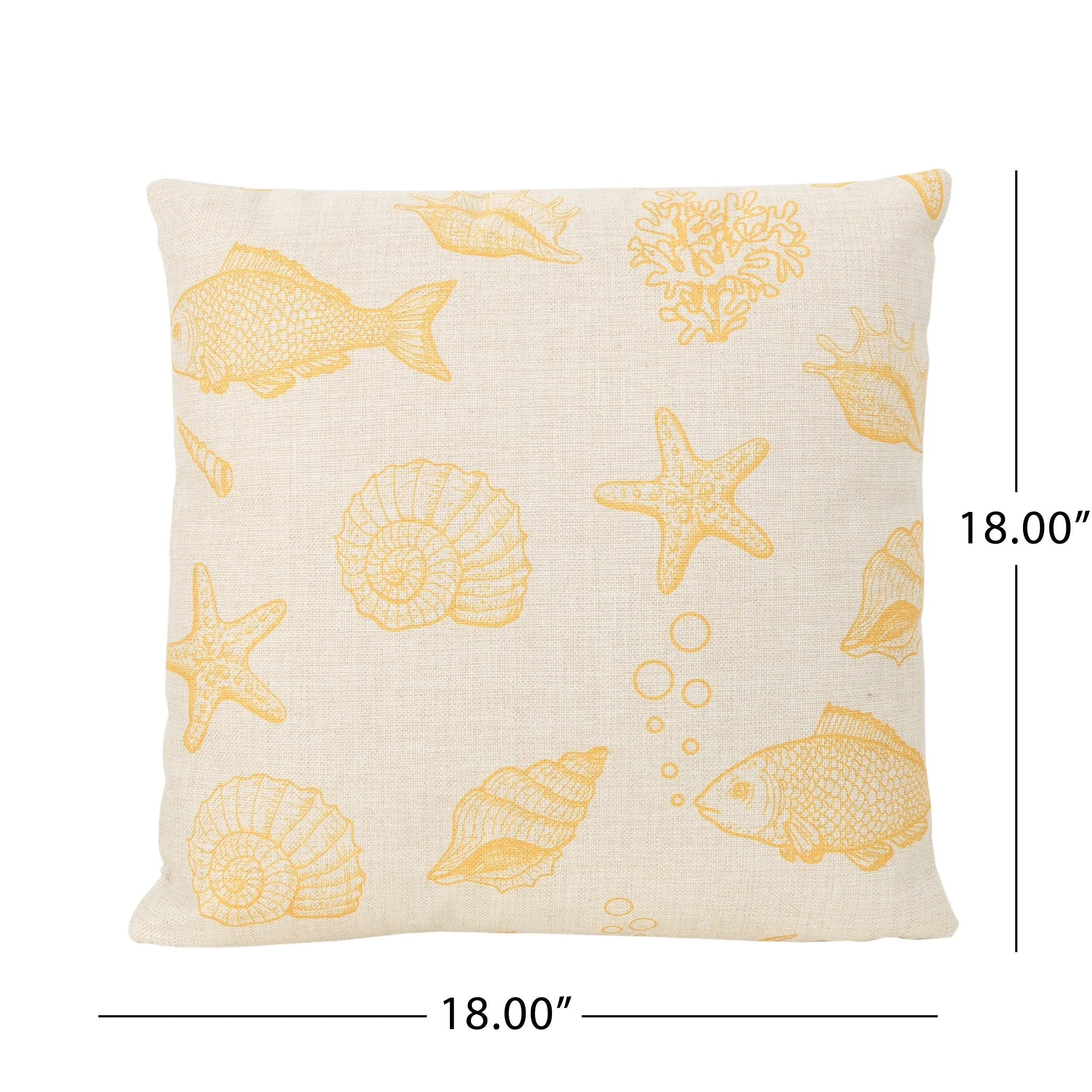 Outdoor 18" Water Resistant Square Pillows - NH805503