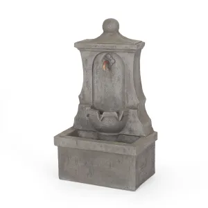 Outdoor 2-Tier Single Spout Fountain, Light Gray - NH947413 patio chairs, outdoor seating